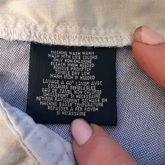 Polo By Ralph Lauren Shorts Mens Bermuda Slash Pockets Light Blue Size 30‎ - Picture 5 of 9